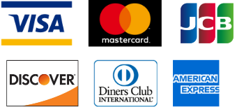 各種クレジット決済可能